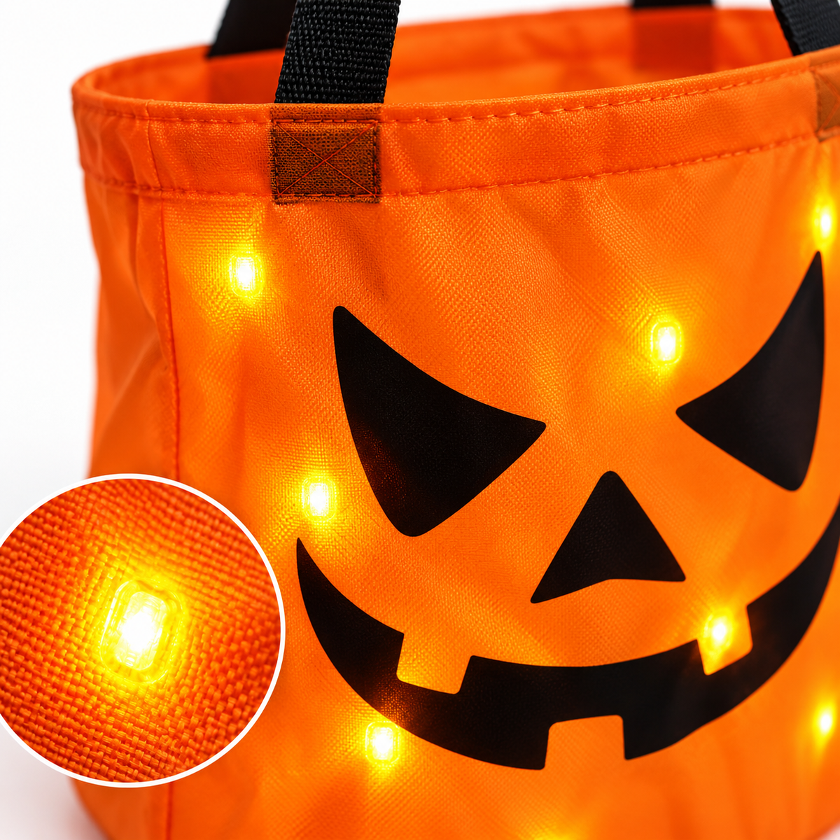 Halloween LED Light-Up Treat Bag