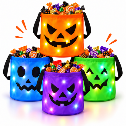 Halloween LED Light-Up Treat Bag