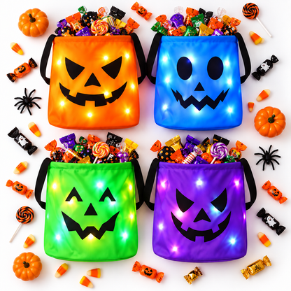Halloween LED Light-Up Treat Bag