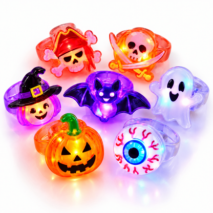 Halloween Glow Ring Brooch