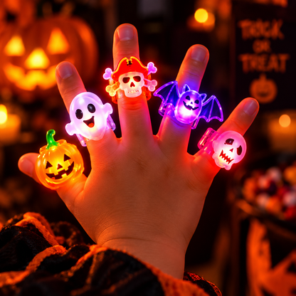 Halloween Glow Ring Brooch