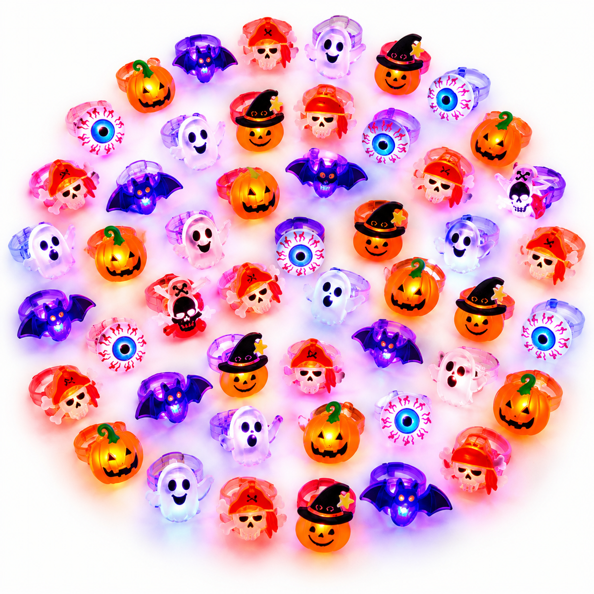Halloween Glow Ring Brooch